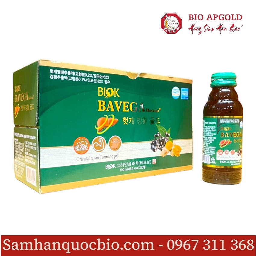 nước bổ gan bavega hàn quốc