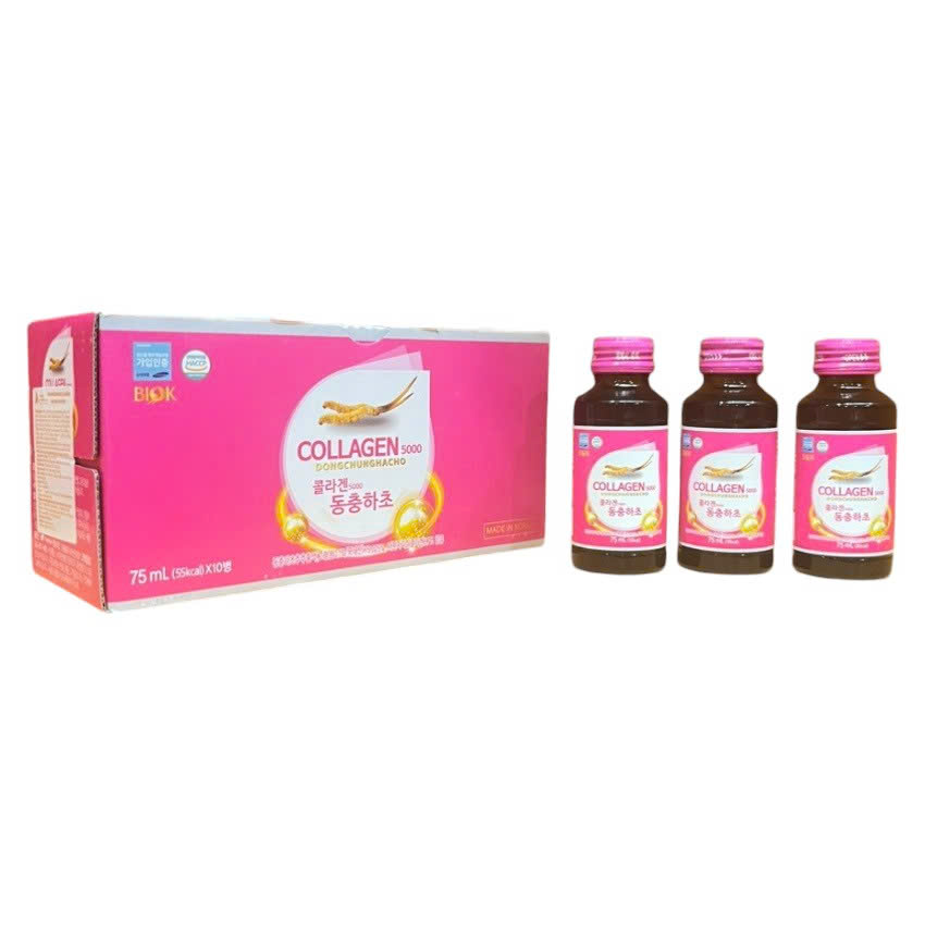 Nước collagen đông trùng hạ thảo well bio