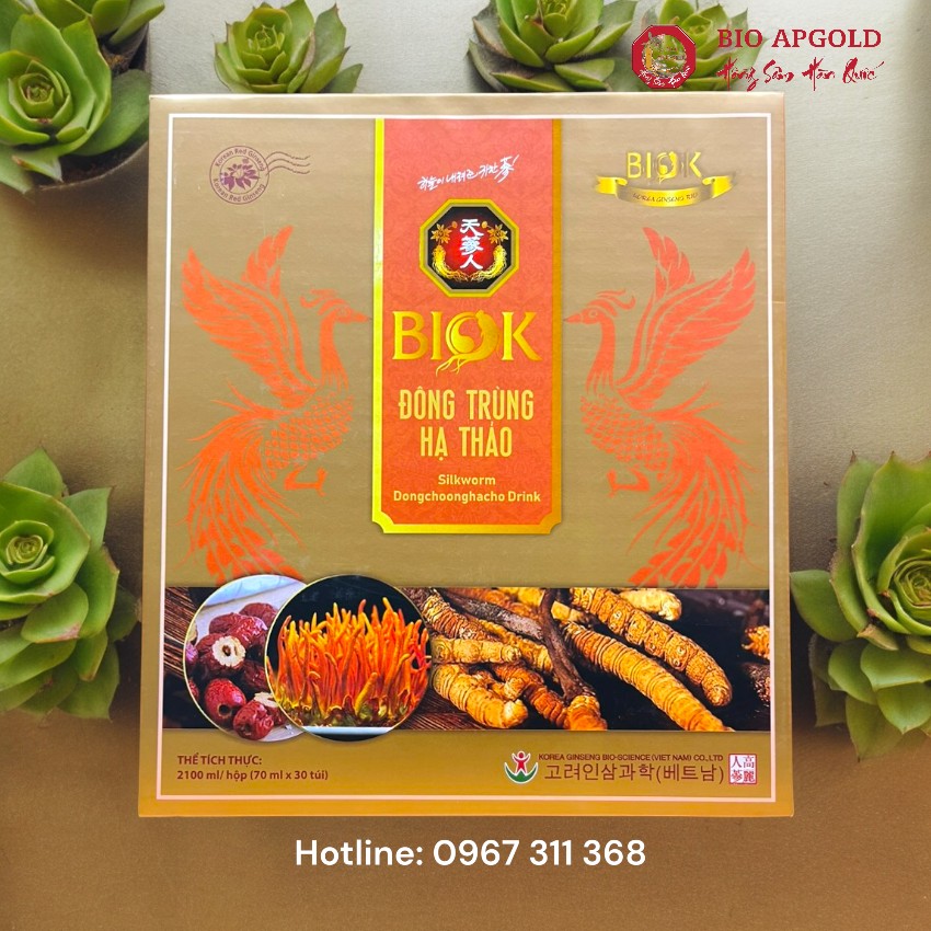 nước đông trùng biok hộp 30 gói