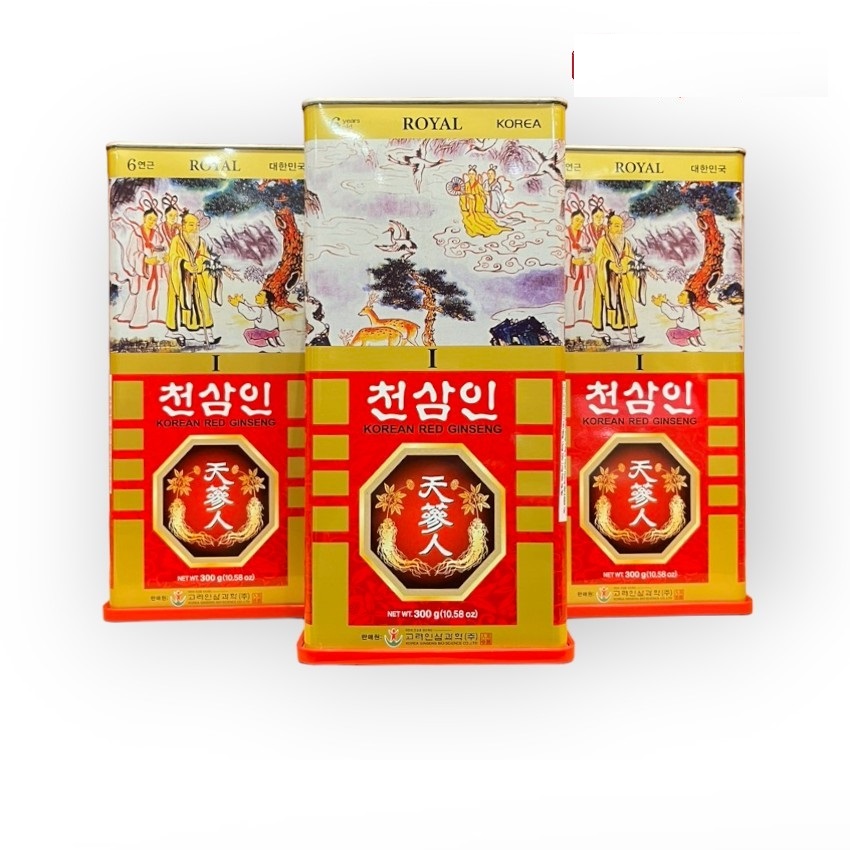 hồng sâm củ khô hàn quốc hộp 300g