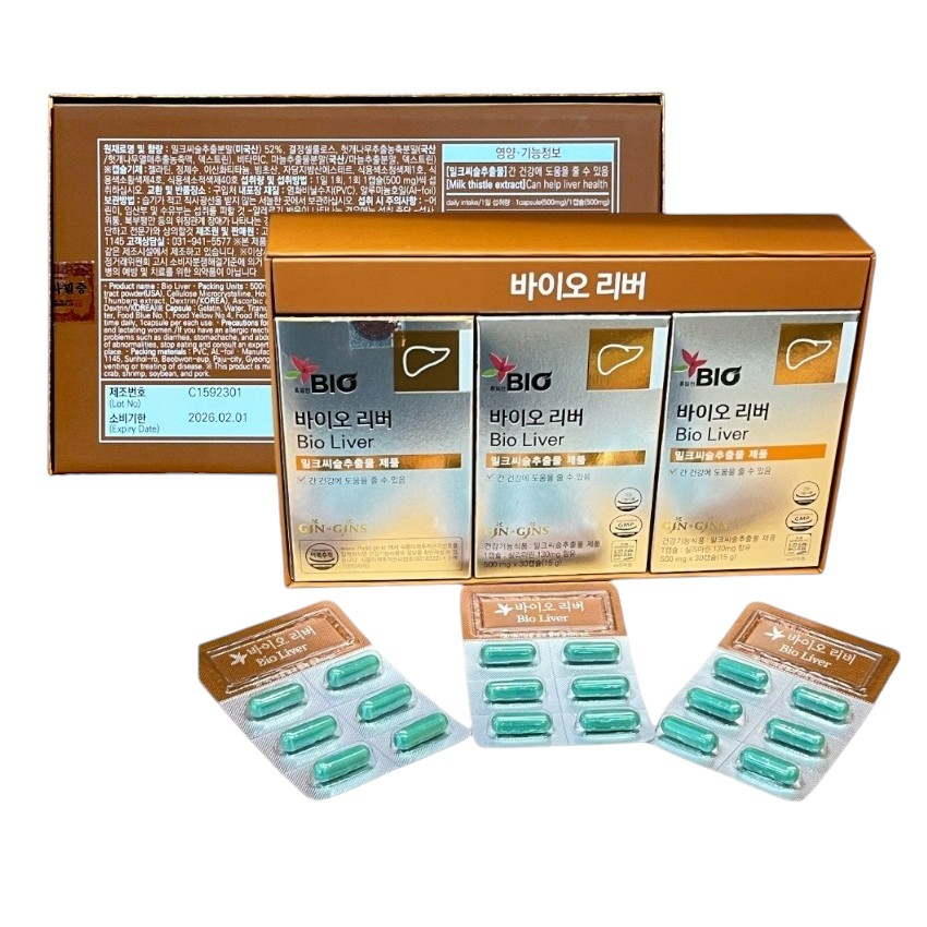 viên thải độc gan hàn quốc - bio liver