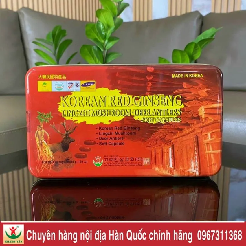 Viên Đạm Sâm Nhung Linh Chi Hàn Quốc - Bio Apgold