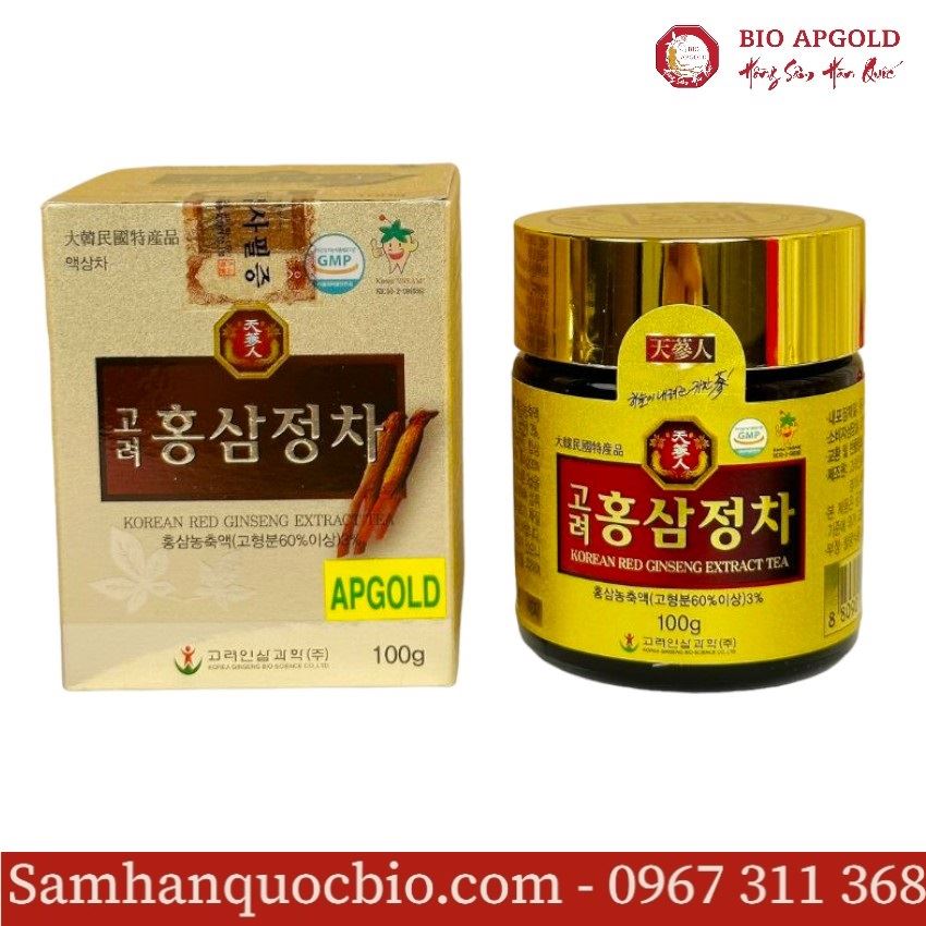 Cao hồng Sâm hàn Quốc Lọ 100g - Bio Apgold