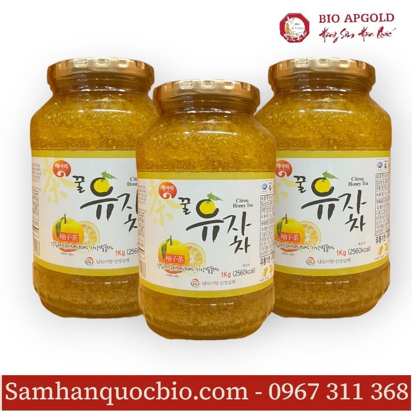 Mật Ong Chanh Gavo Farm Hàn Quốc Lọ 1 kg