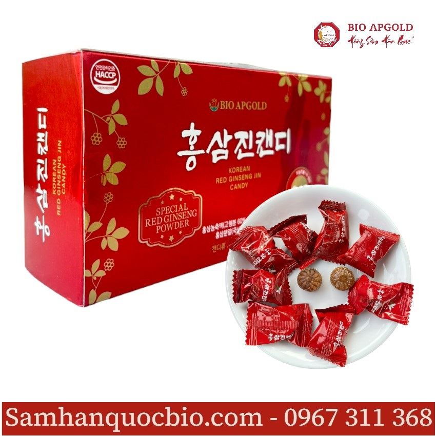 Kẹo Bột Sâm Cao Cấp Hàn Quốc Hộp 180g