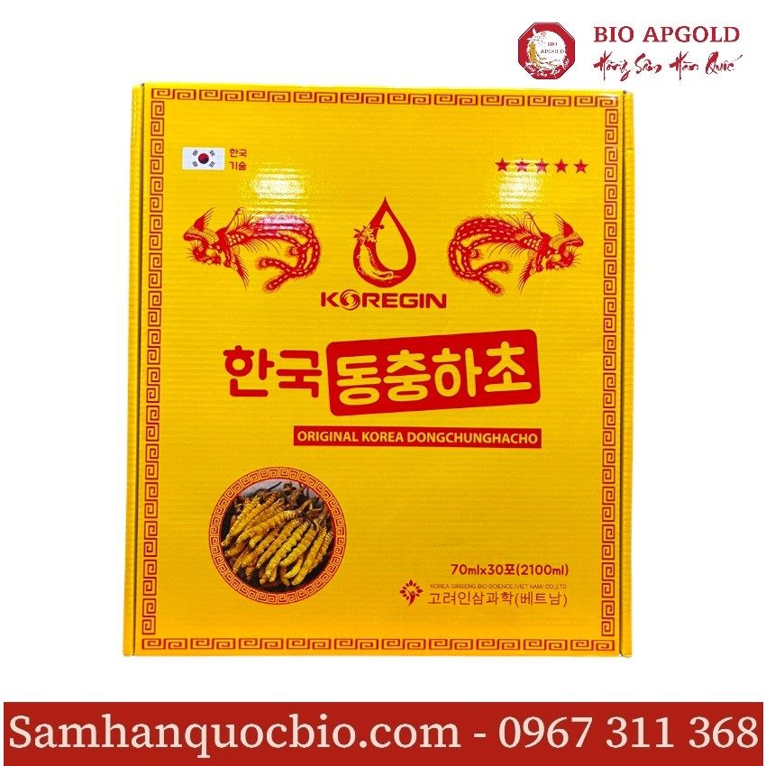 Nước Uống Đông Trùng Hạ Thảo Hộp 30 Gói KoreGin