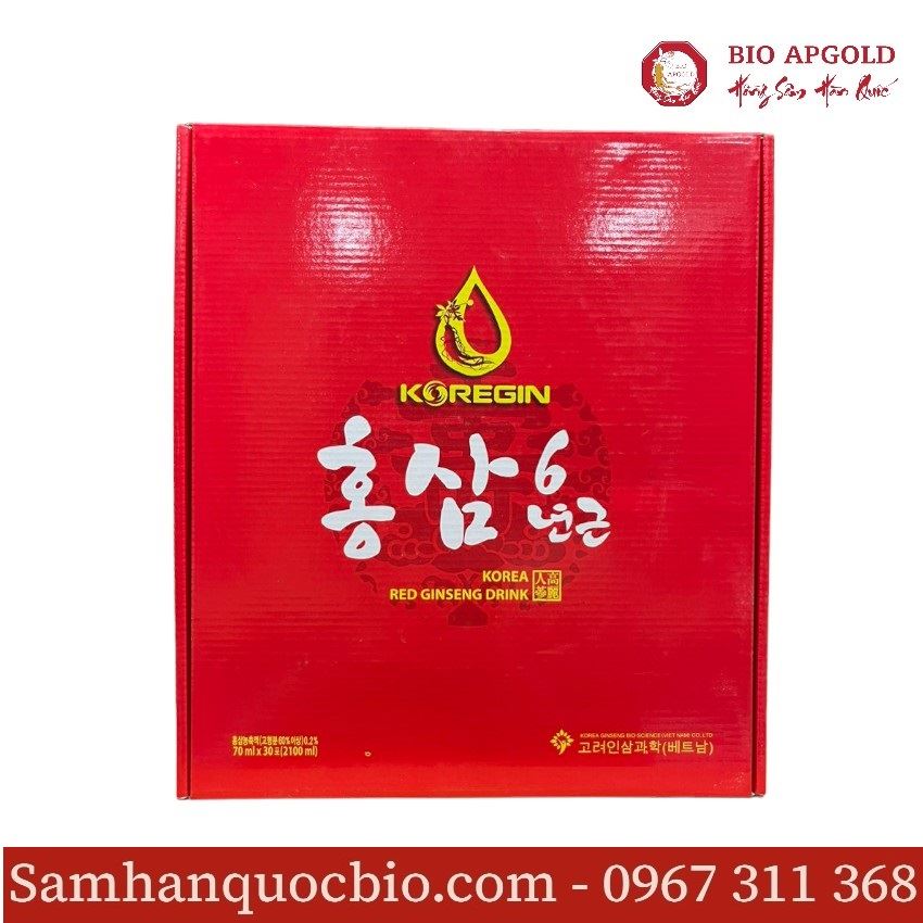 Nước Uống Hồng Sâm KoreGin hộp 30 gói 