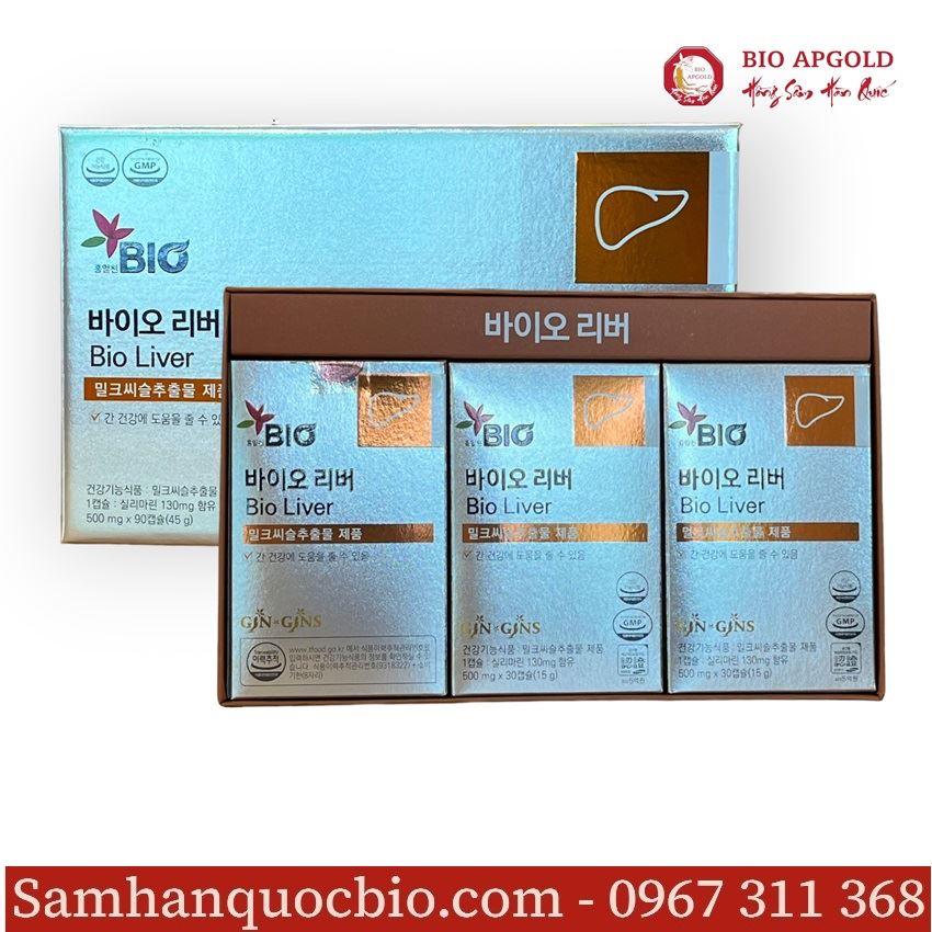 Viên Bổ Gan Bio Liver Hàn Quốc Hộp 90 Viên