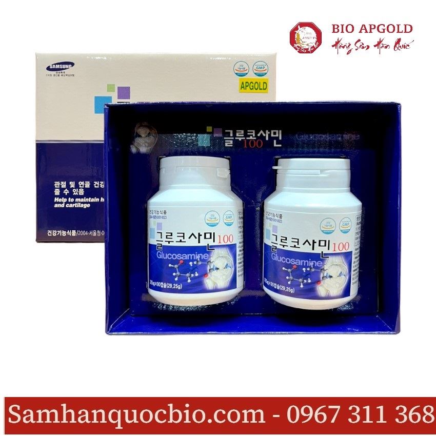 Viên Bổ Khớp Hàn Quốc Hộp 180 Viên - Glucosamin 100% 